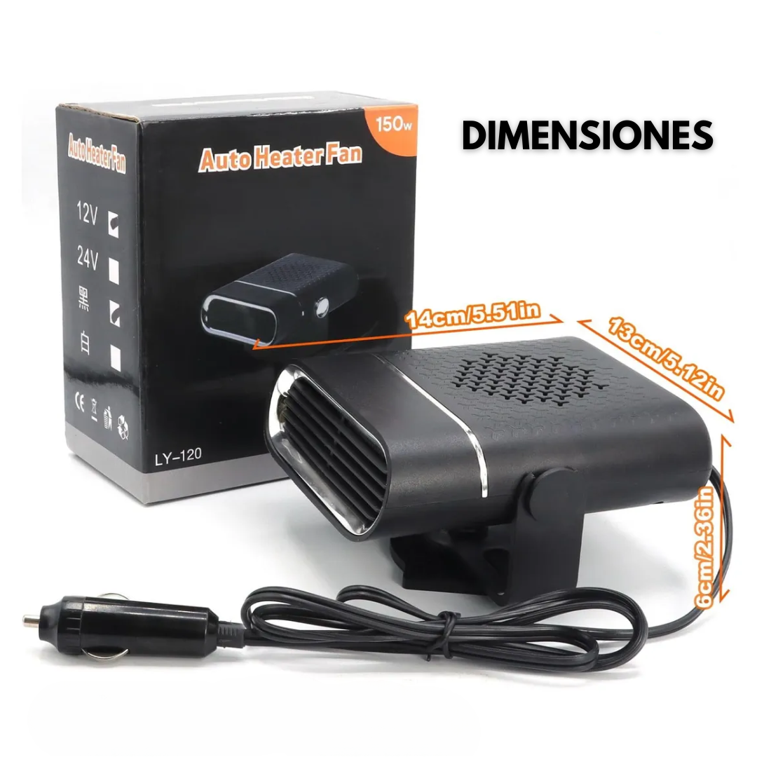 Calefactor para Autos 3 en 1