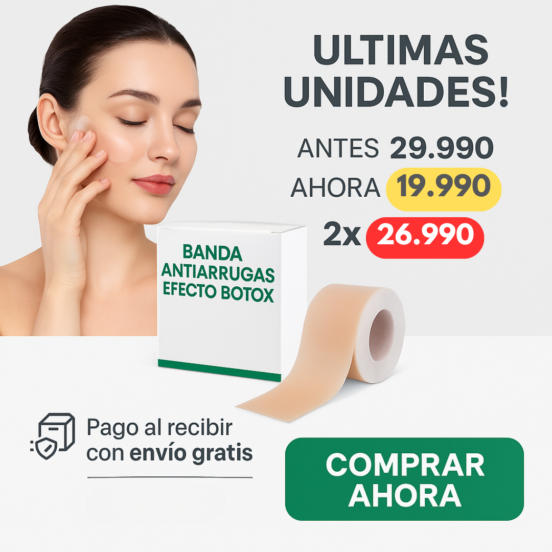 Banda antiarrugas efecto Botox