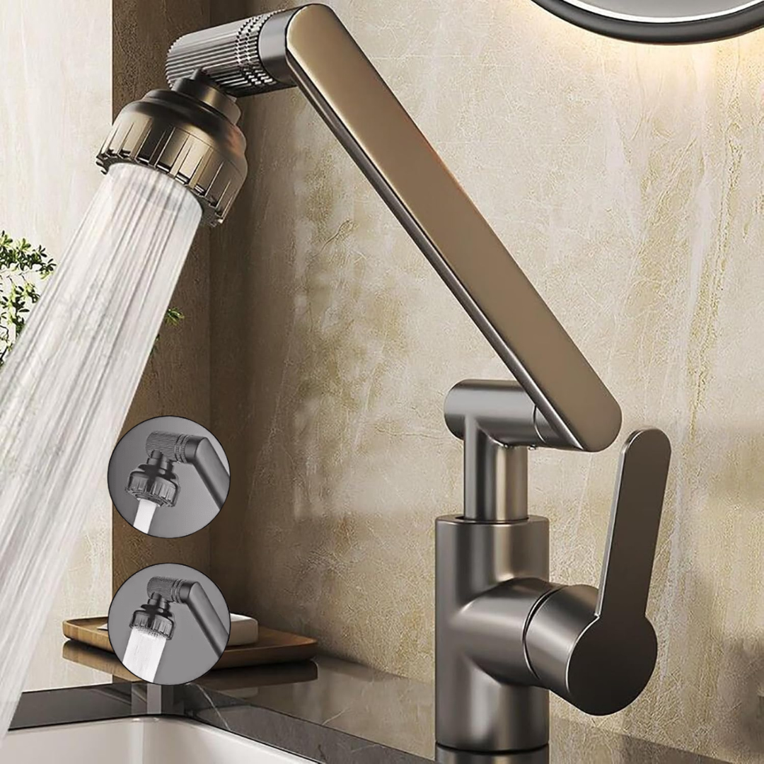 SpinFlow™ - Grifo Rotatorio 1080° Multi Potencia
