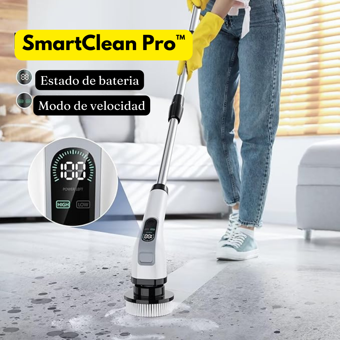 SmartClean Pro™ - Limpiador Eléctrico Multipropósito 7 Cabezales