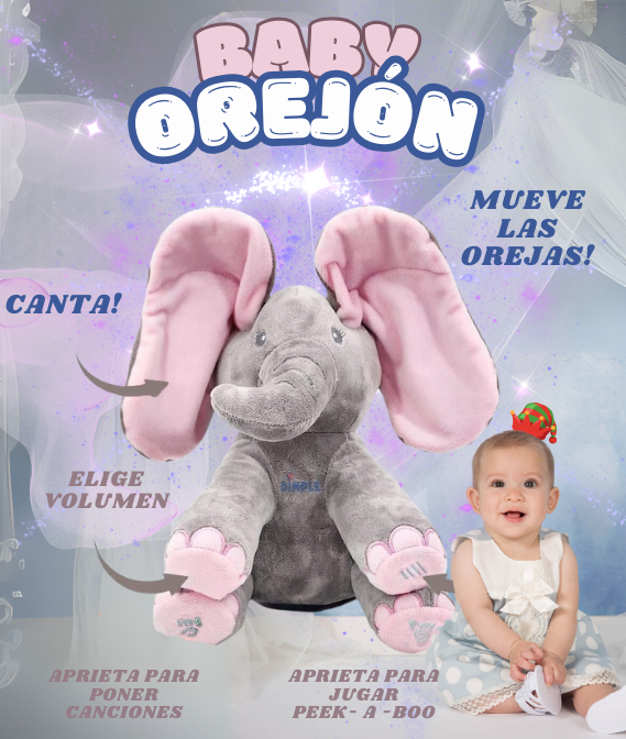 BABY OREJON™ - Elefante Interactivo