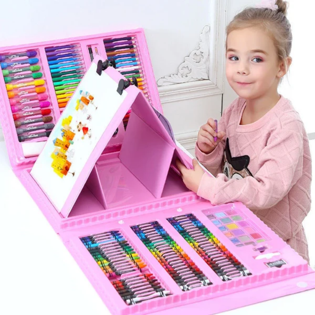Art Box™ - Set Deluxe Escolar de Arte 208 piezas
