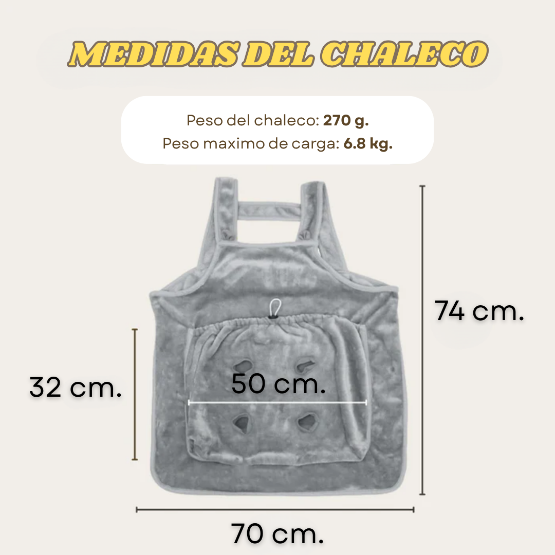 Chaleco carga gatos - SafeCat™