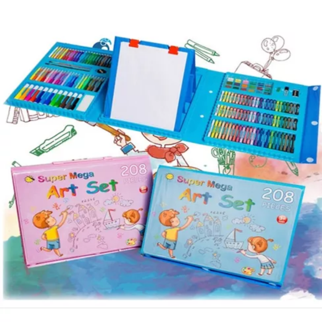 Art Box™ - Set Deluxe Escolar de Arte 208 piezas