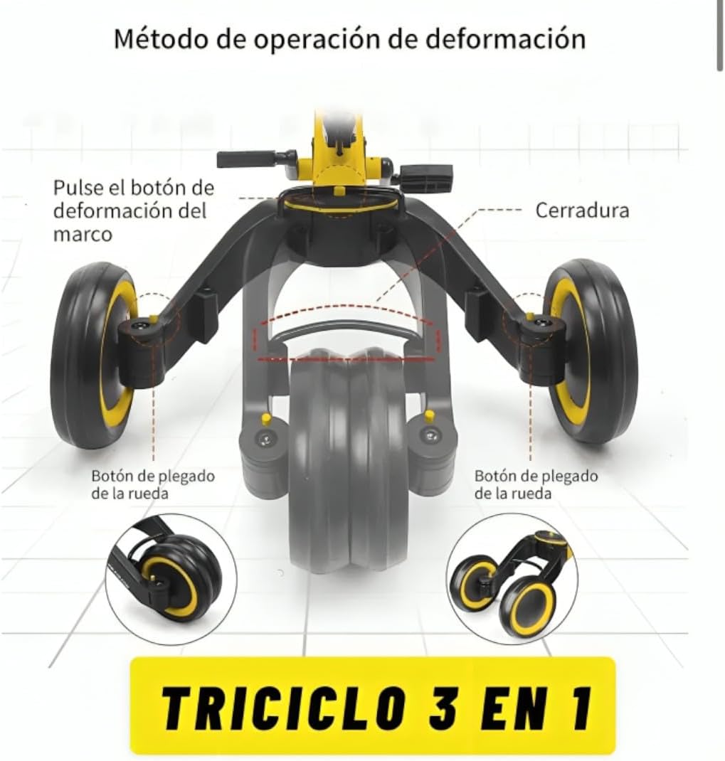 PlayBike ® Bicicleta Aprendizaje 3 En 1