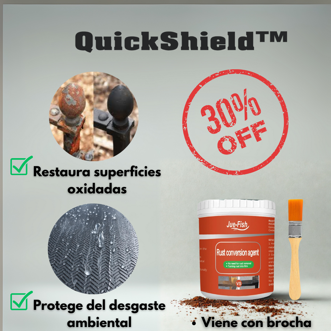 QuickShield™ - Pintura anti oxido restauradora
