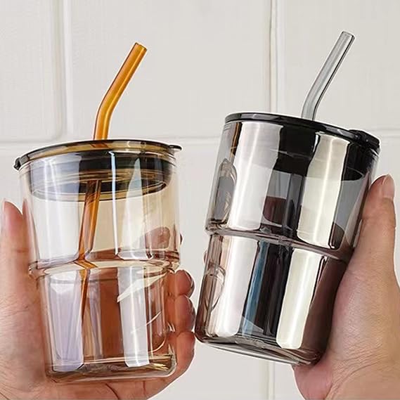 Aesthetic Glass™- PACK 2 Vasos Antiderrame Frio/Calor