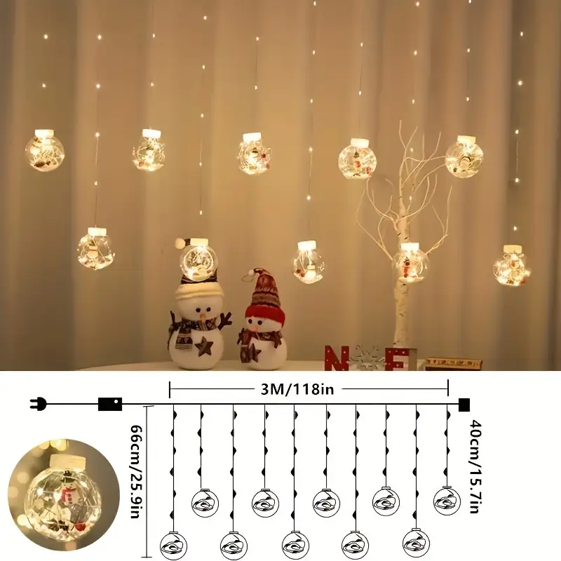 ChristmasBalls™ - Cortina de navidad