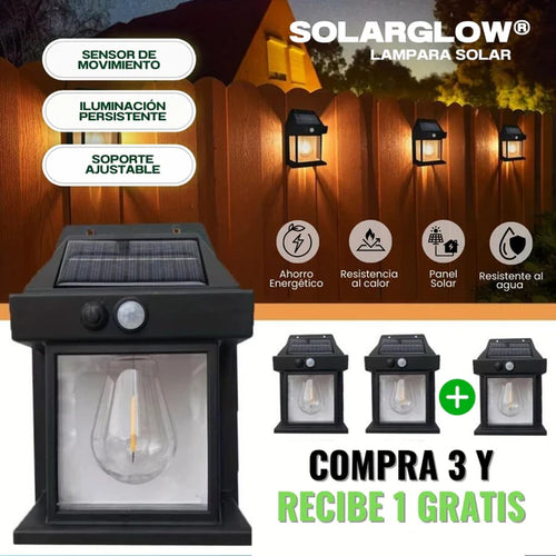 Luz solar con sensor de movimiento