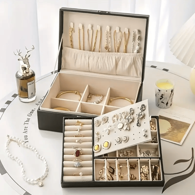 LuxuryOne™ | Joyero Organizador con Cerradura