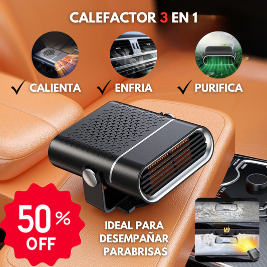 Calefactor para Autos 3 en 1