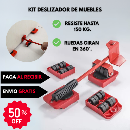 Kit deslizador de muebles