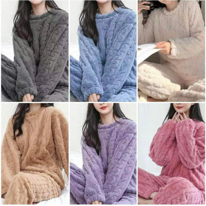 Conjunto TEDDY™l Pijama trenzado de polar 2 piezas