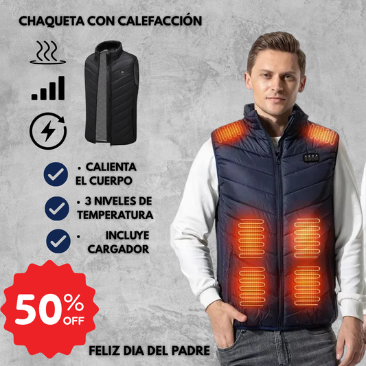 Chaqueta de invierno con calefacción USB