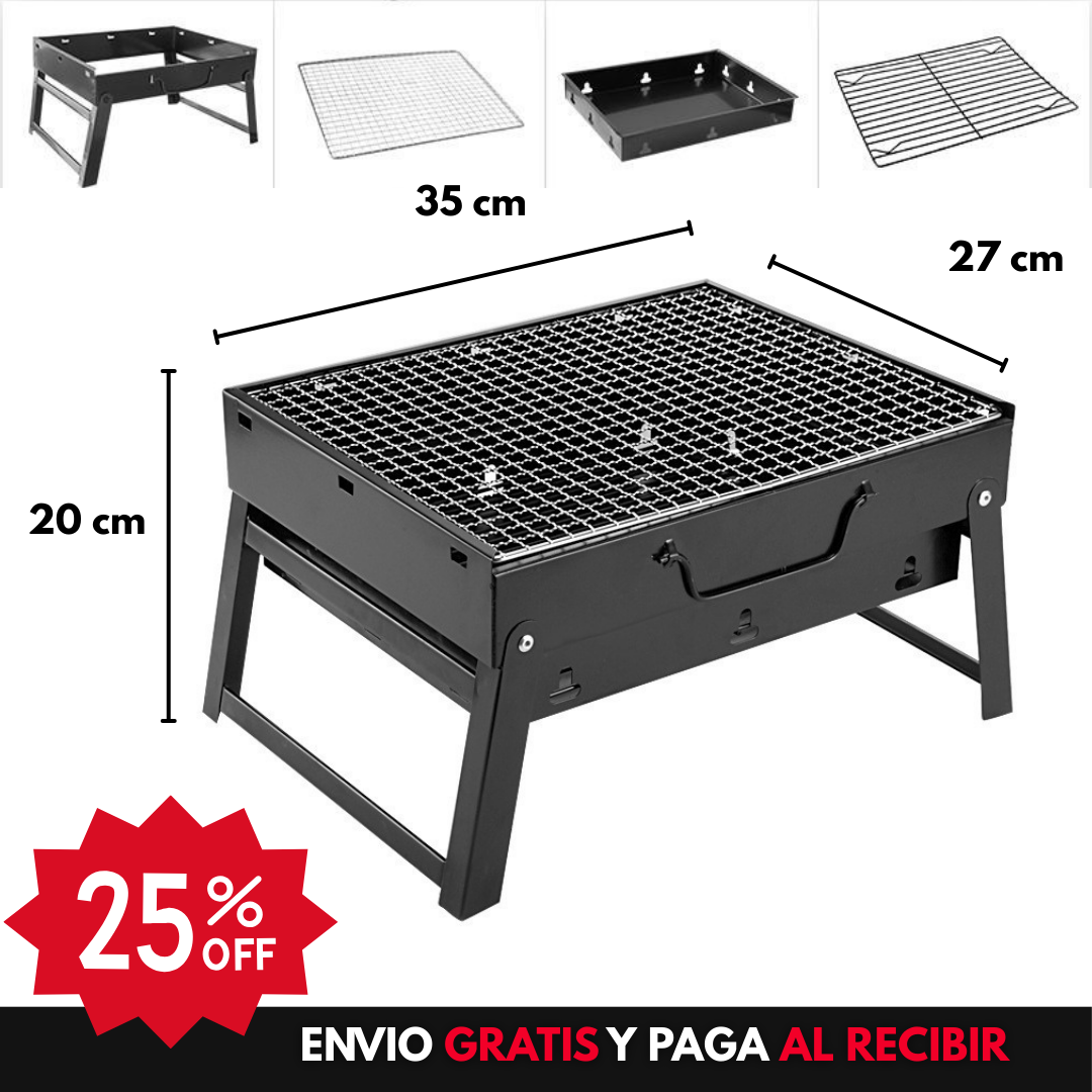 Parrilla portátil familiar 50% OFF