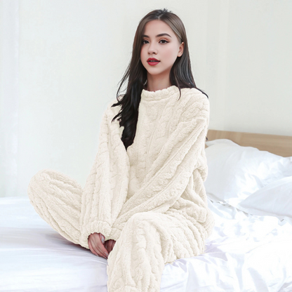 Conjunto TEDDY™l Pijama trenzado de polar 2 piezas